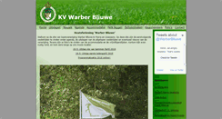 Desktop Screenshot of kvwarberbliuwe.nl