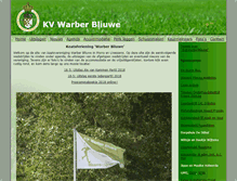 Tablet Screenshot of kvwarberbliuwe.nl